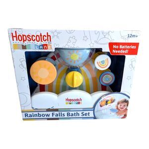 Hopscotch Lane Rainbow Falls Baby Kids Bath Water Play Time Set Learn BRAND NEW